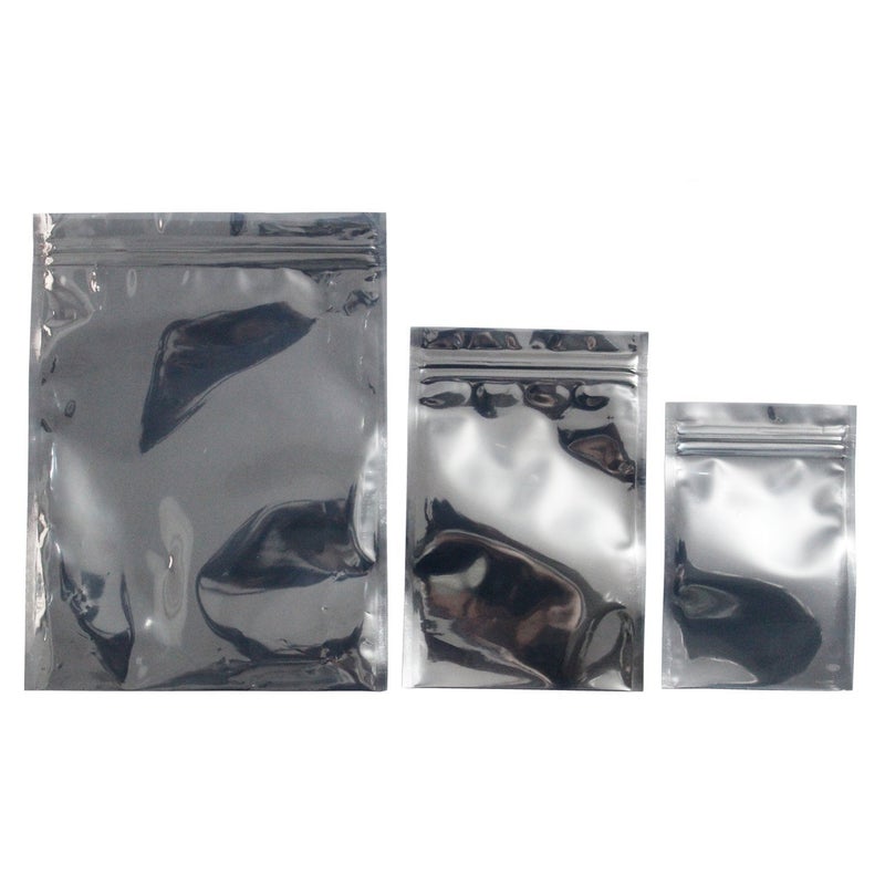 LJY 75 Pcs ESD Anti Static Bags 3-Size Variety Pack, Zipper Shielding Bags for Motherboard, PCB, RAM, IC Chips & Electronic Components Antistatic Bag Pc Packing Kit(S/M/L) - Image 1